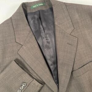 Vintage Lauren Ralph Lauren Men’s 42L Wool Blazer Union Made Teamsters Canada